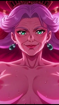 アイの年配女性のトップレス