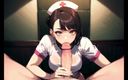 Sexy kahani: Збуджена брюнетка медсестра робить мінет, ай порно