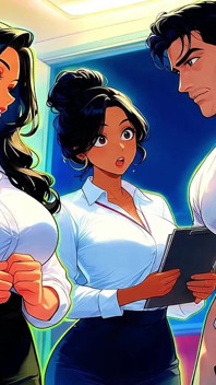 Podcast Host Takes Guest Live on Air - Studio Creampie Hentai - Ai Animation