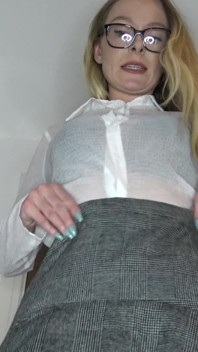 Really Good View up My Skirt!