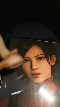 为Ada wong（来自《生化危机4重制的游戏角色》）的精液致敬）大量精液