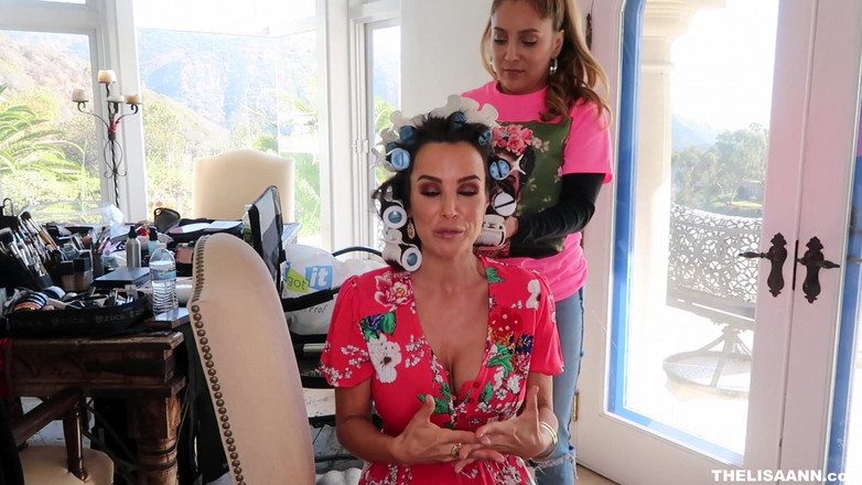 The Lisa Ann: Holly Randall lisa ann ile çekim yapıyor