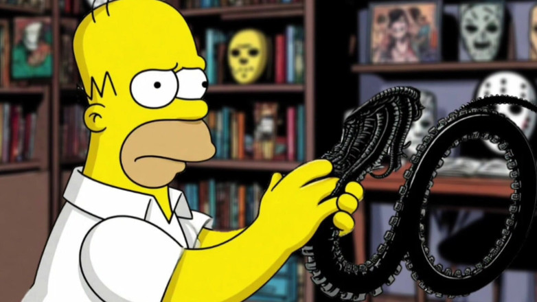 Octopussy Lovers Club: Dibujos Animados Especiales De Halloween. Extraterrestre: Homero