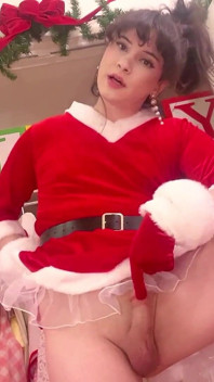 Trans Stepmother Prepares the Christmas Sissy Gangbang