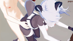 Hentai Smash: Loona bị đụ vào tường trước khi cưỡi một con cu...