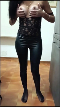 Spanking My Big Ass and Thouching My Beautiful Tits