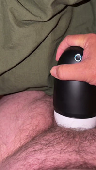 Vibrador de juguete recto con leche