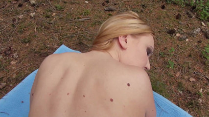 Erotic Planet X: Outdoor sex with hot big tits blonde who loves to...