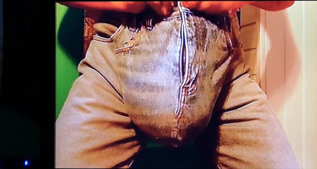Monster_Meat_: Jeans bulging dreams