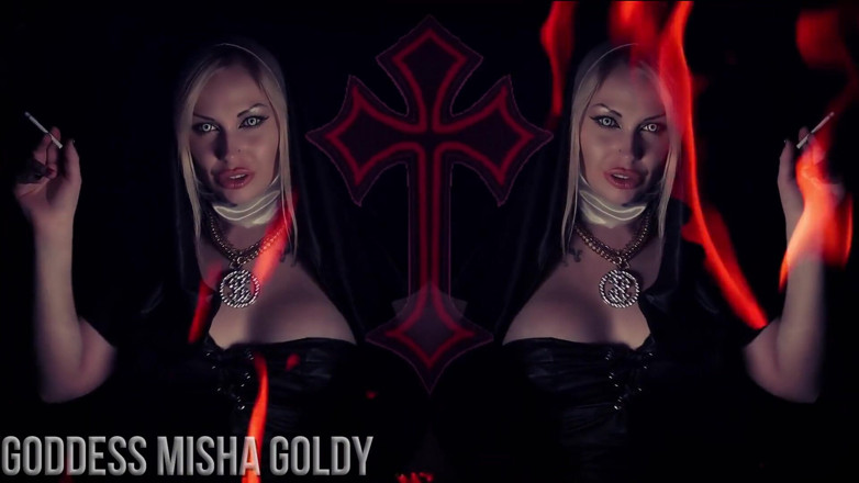Goddess Misha Goldy: Vei fi în iad dacă sunt motivul tău să te masturbezi