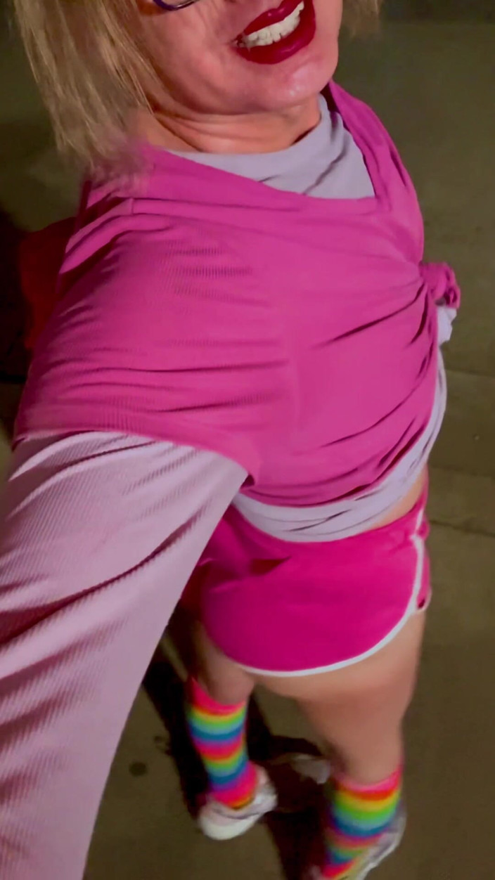 CindieLove: Slutty Public Trans CD Sissy