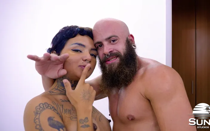 Sun7: The Tattooed Girl Wanted to Feel the Strong Man's Cock...