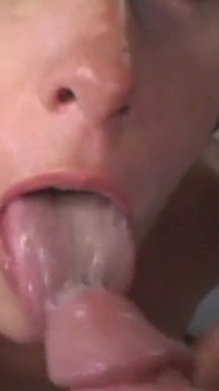 This MILF is a real blowjob lover and loves to suck her man's hard cock until he cums