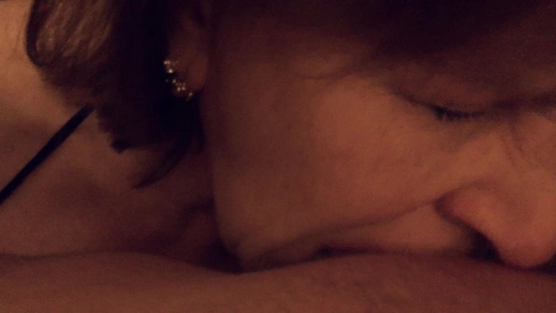 Carmen Angel: Granny Carmen's Throwback Closeup Cock Sucking Compilation
