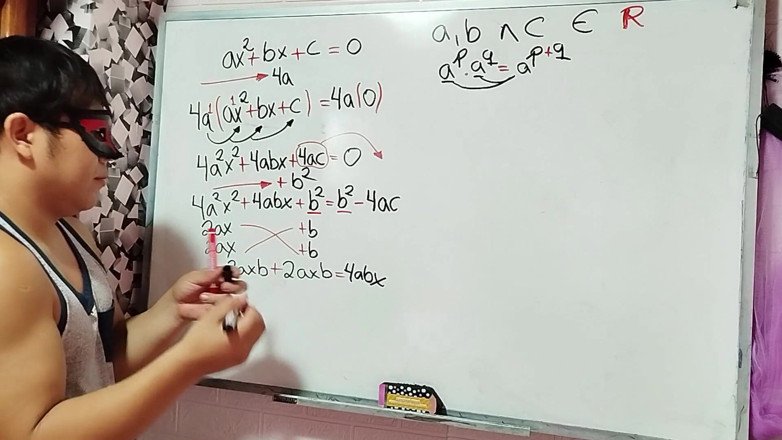 Rosaroja: 29 Algebra: dimostrazione sessuale dell'equazione di Secondo grado