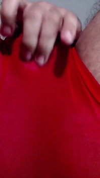 Hot Latin Boy in His Room Wearing Underwear and Masturbating