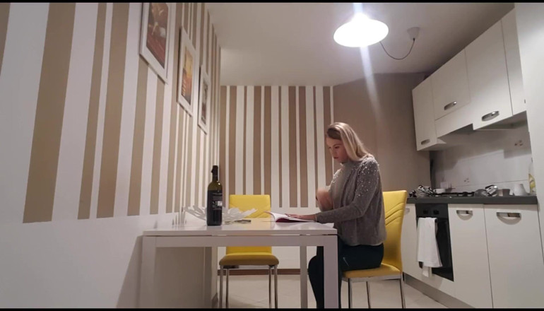 Erotic Tanya: Cute Blonde Reading and Farting Hard