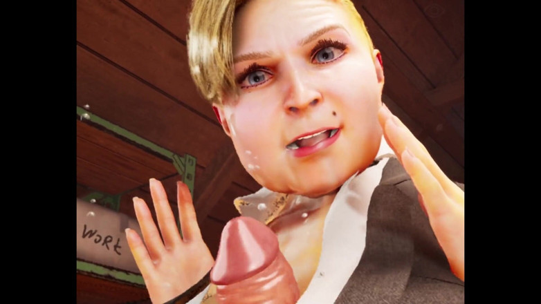 Denis animation: Chubby with Big Tits Love Pizza!