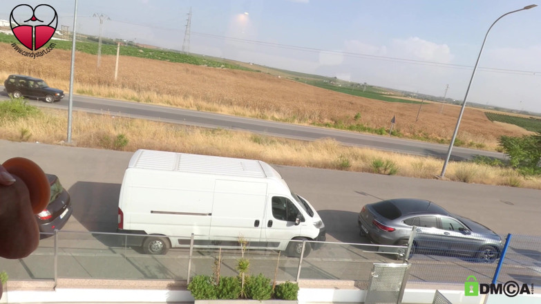 Candystart Videos: Thủ dâm mạo hiểm tại cửa sổ