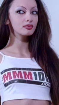 Angelina: Photo Shoot with Mmm100 T Shirt for Angelina
