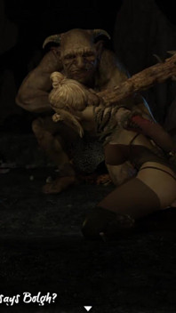 Goblin Impregnates an Elf Girl