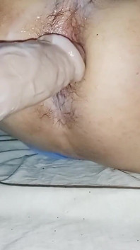 Twink Testing Huge 2.5 Inch Diameter Dildo
