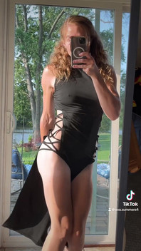 Eva Summers May 2025 Tiktok Sexy Shein Dress