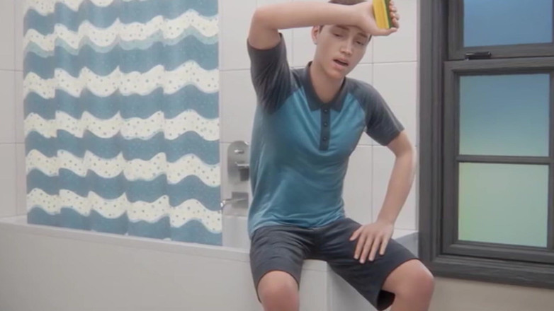 Hot sex game: Je baise ma belle-mère dans la salle de bain