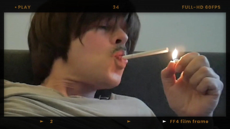 Rodney Roux: Sofa Devotion - Strong Erection, Smoking &amp; Chest Cumshot