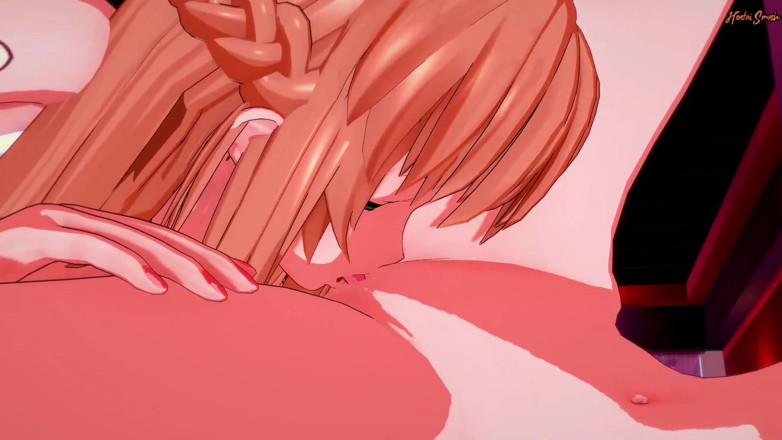 Hentai Smash: Asuna prstí Yui, než jí líže její kundičku