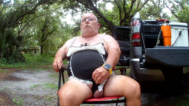 Mark Fletcher: Mark Fletcher Dressed up Edging My Cock, Eating My Cum