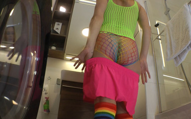 No panties TV: Techno Festival - quente raver puta amadora mostra buceta apertada sob...