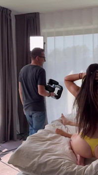 Bts Di sebalik Kamera dengan Pantat Terbaik. Kesha Ortega, Nuria Millán, Josy Black - bahagian 1