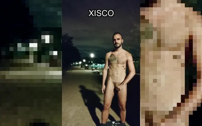 Xisco: Jerking off outside
