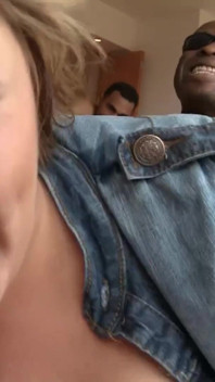 Three lovely babes get fucked by a few horny guys