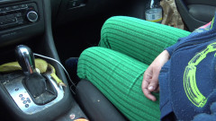 Stepmom Susan: Francouzská kanadská macecha se dotýká svého nevlastního syna v autě...