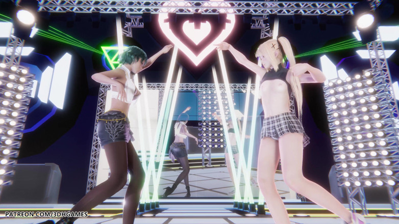 3D-Hentai Games: [Mmd] Lumina soarelui Marie Rose Tamaki Striptease sexy Doa Hentai...