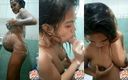 Sexy gaming couple: Gái Châu Á đang mang thai nhỏ nhắn thổi kèn khi tắm...