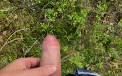 Big White Cock First Time Filming While Peeing