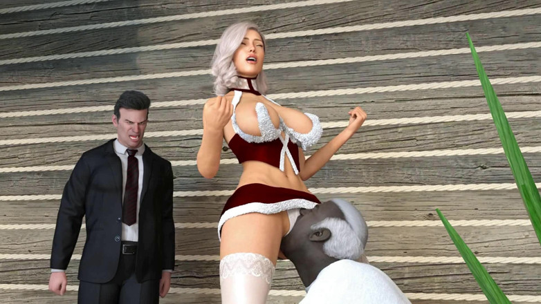 Dirty GamesXxX: Laura Christmas 2025: il cornuto Babbo Natale guarda le cose sessuali...