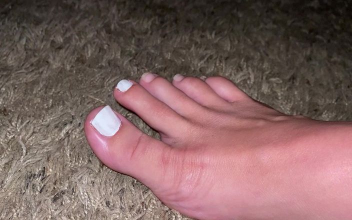footivities: Pintar mis dedos largos blancos