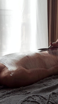 Full Video of a Guy with a Big Tied up and Done Whatever He Wants with Him and Cumshot