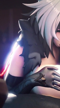 Arleccino From Genshin Impact Gives Hilichurl the Best Boob Job