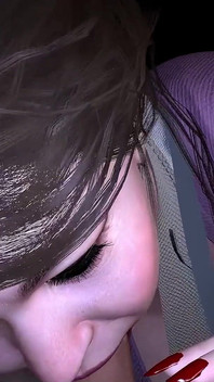 Dvojité kouření od dvou tlustých zralých asijských milf: 3D porno