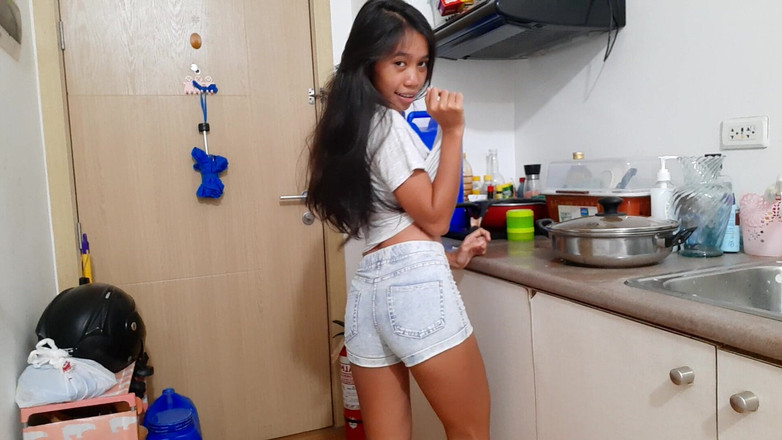 creamberryfairy: Natursekt in meinem jeansshort mit buttplug