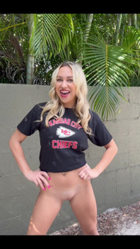 Super Bowl Pee!! Who Are You Rooting for?? I Am in My Own Private Yard, No One Can See Me