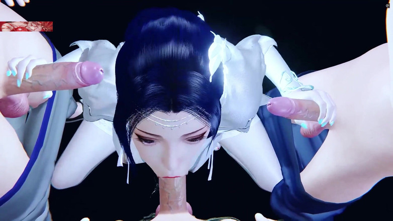 X Hentai: Pixel Enchantress: diosa virtual con curvas - animación 3D hentai