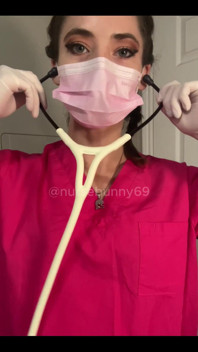 Stethoscope Exam and Strap-on Peggingyou're Here for Your Physical Exam