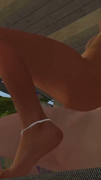 Exotic Girl rides on top a thick fat cock in a Caribbean resort - 3D Porn