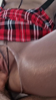 POV Katy Kat Lucks S Černou Rtěnkou A Punčocháči